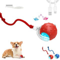 Intelligent Electric Cat Interactive Toy Ball Automatic Rolling Ball Fake Tail Bird Chirping USB Charging Pet Dog Training