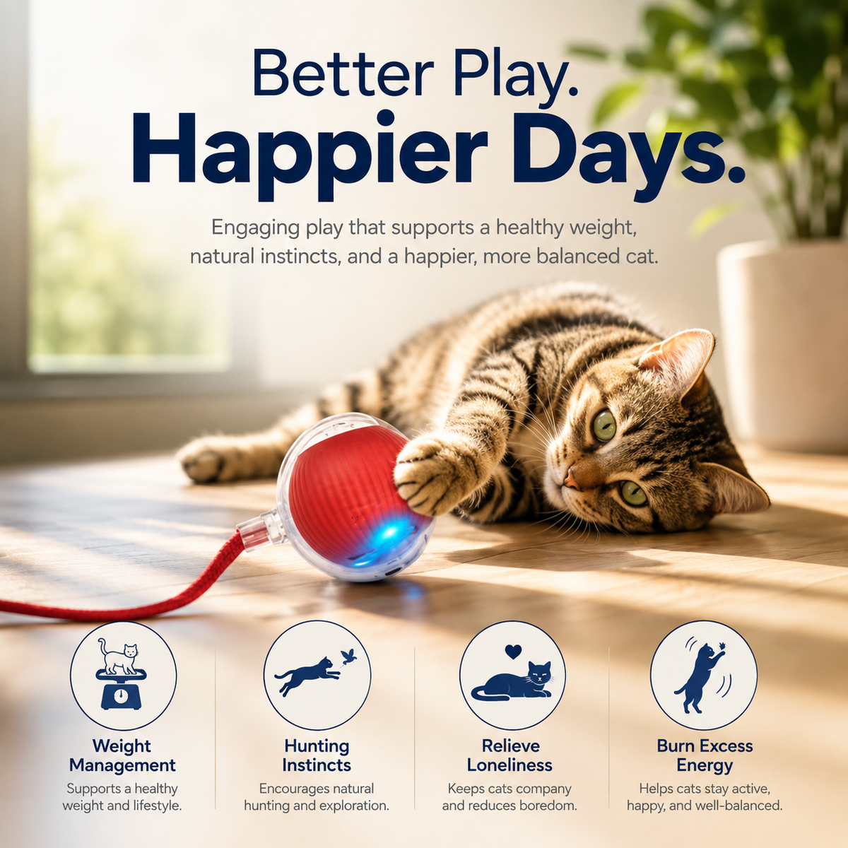 Smart interactive Pet Play Ball