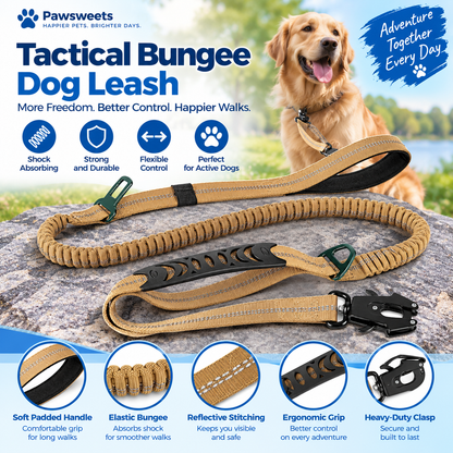 Tactical Bungee Dog Leash