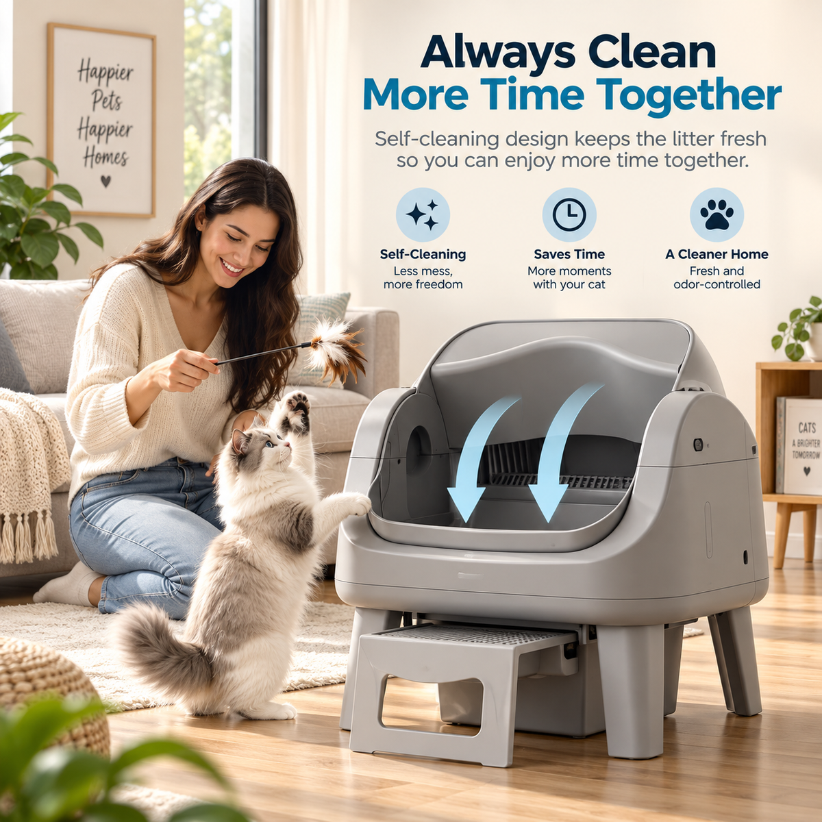 Automatic Cat Litter Box