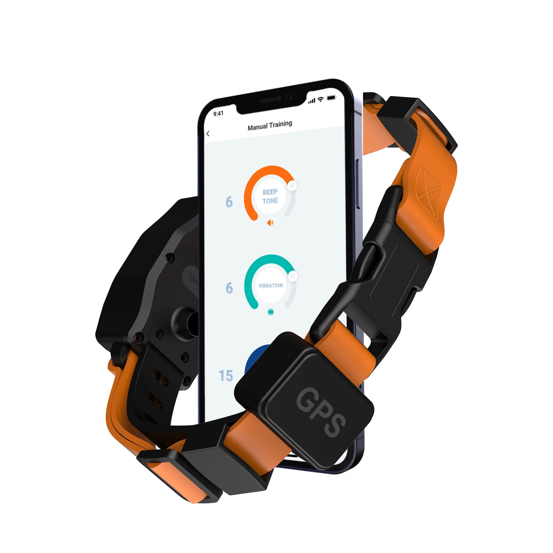 Smart GPS Wireless Dog Fence and Training Collar APP Control Rechargeable Training Shock Collar for Pet Behavioral Correction