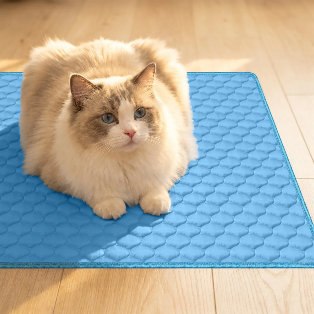 Summer Pet Cooling Mat Breathable Ice Silk Dog Cat Pad Washable Scratch Resistant Self Cooling Blanket Sofa Car Use Pet Supplies