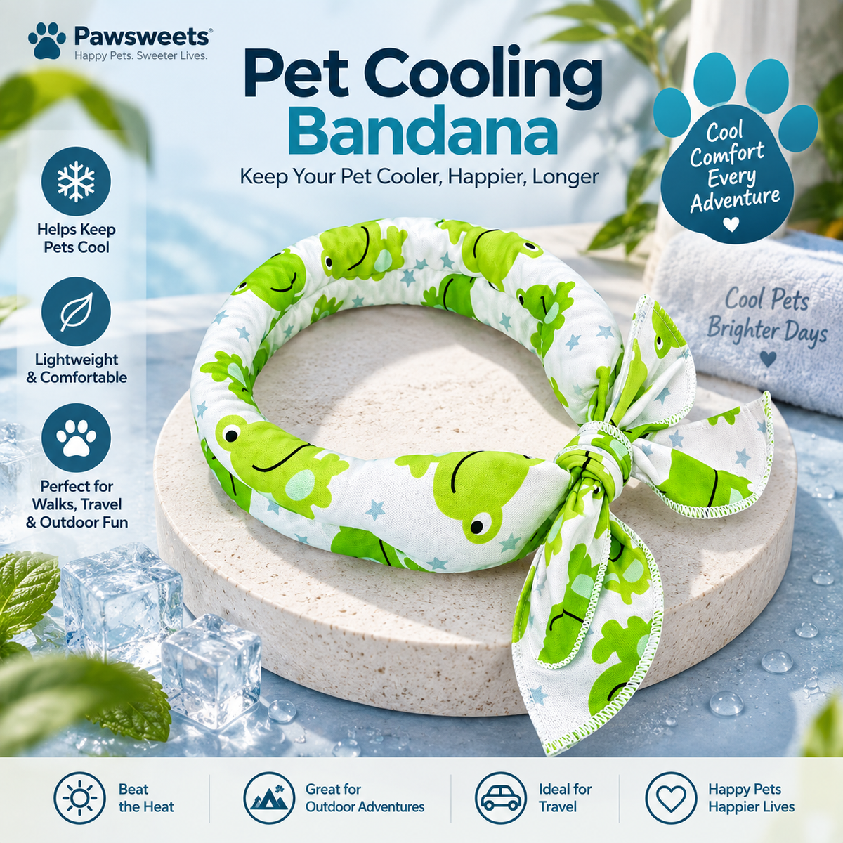 Dog Cooling Bandana