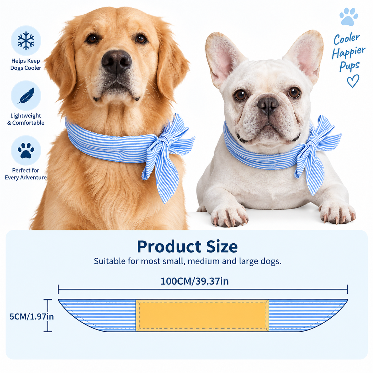 Dog Cooling Bandana