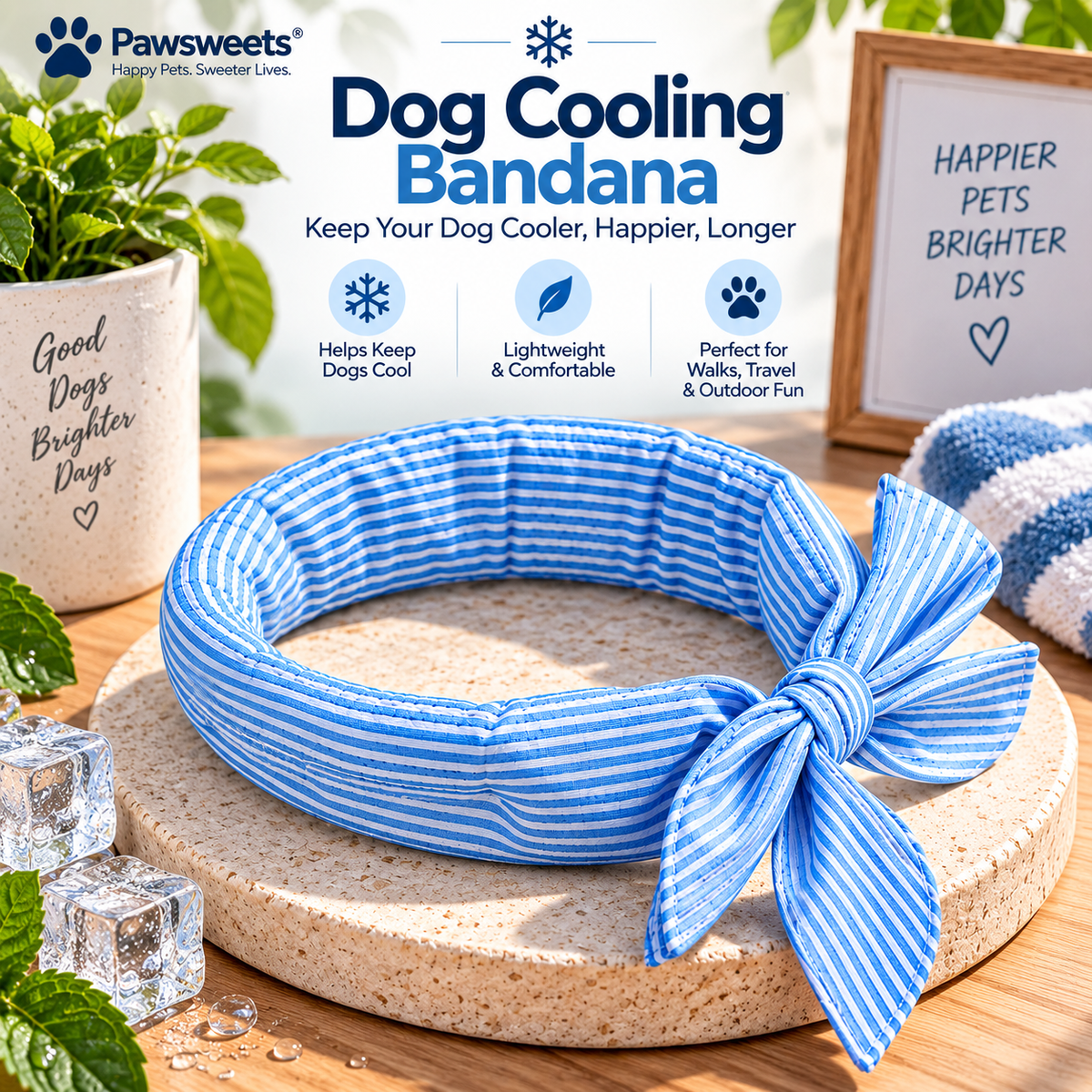 Dog Cooling Bandana