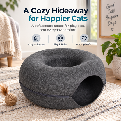 Interactive Cat Tunnel Cave