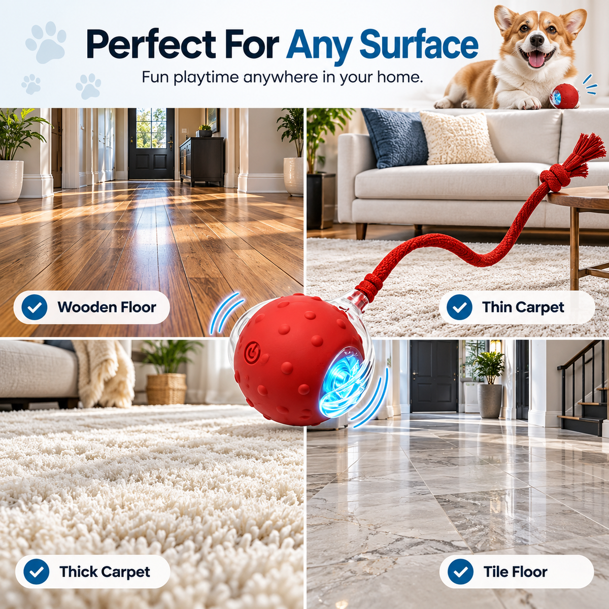 Smart interactive Pet Play Ball