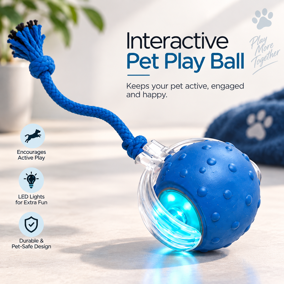 Smart interactive Pet Play Ball