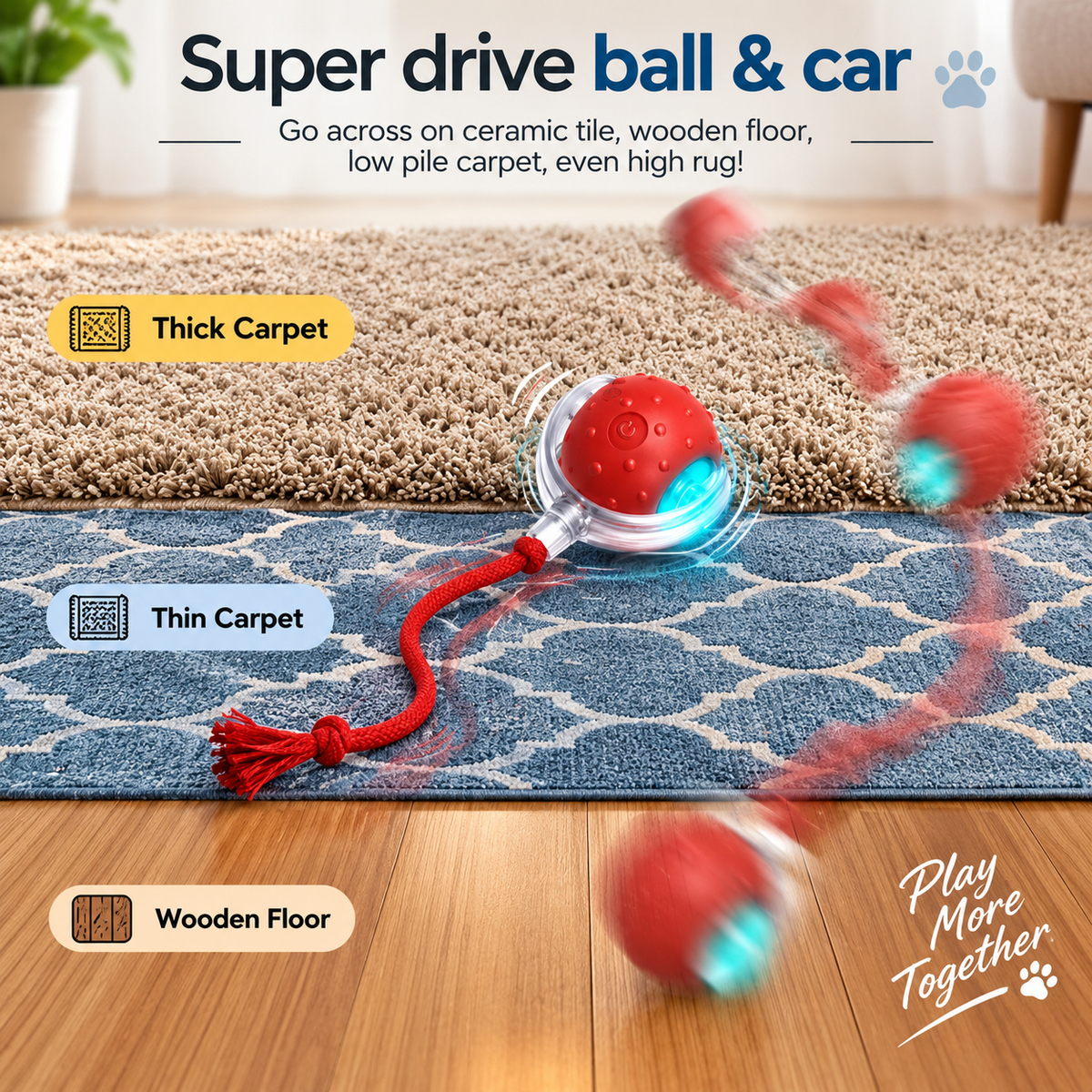 Smart interactive Pet Play Ball