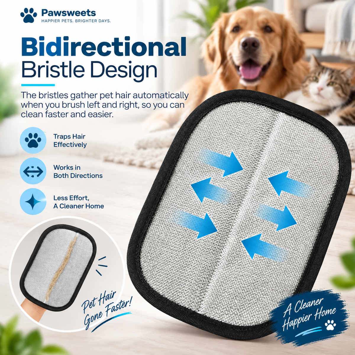 Magic Pet Hair Removal Gloves
